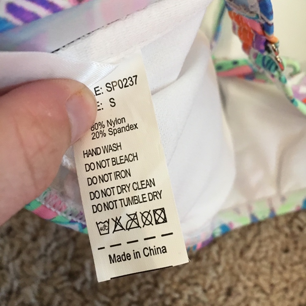 Multicolor swimsuit top - Picture 7 of 8
